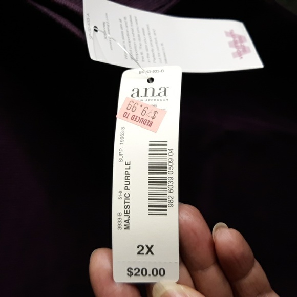 a.n.a Purple Tank Top (#23) - Picture 5 of 5